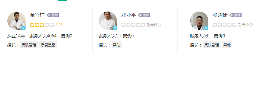 上海虹桥医院疤痕科医生简介