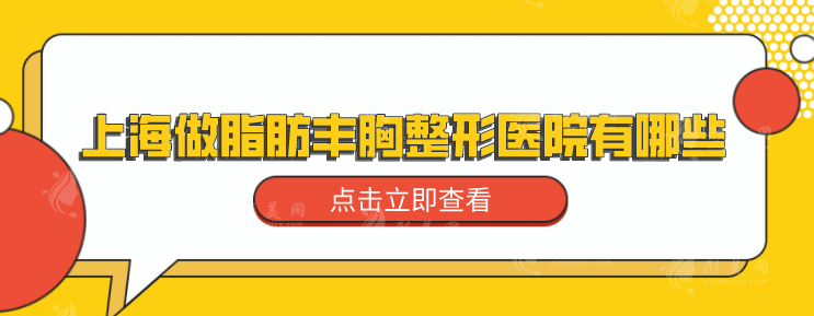 上海做脂肪丰胸整形医院有哪些？医院排名全新出炉，当地人力荐