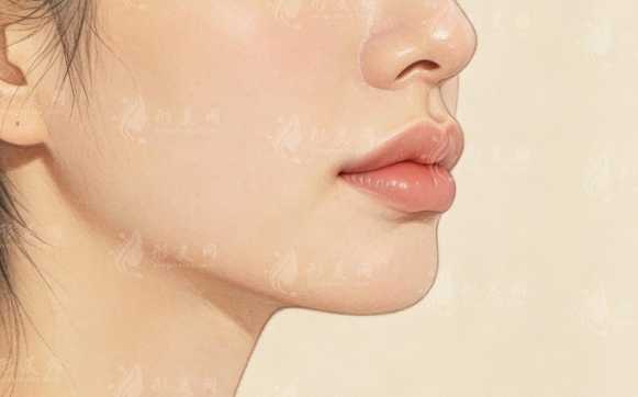 刘美娇厚唇改薄怎么样?唇形精致人中显短实测